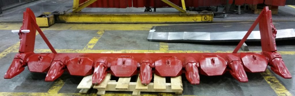Painted Product How ESCO® Creates Their Loadmaster® Lips