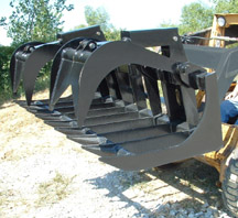 Skid Steer Grapple Rakes 42" thru 84"