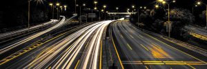 Texas Highway at Night