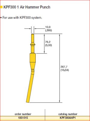 kpf 300 1 air hammer punch