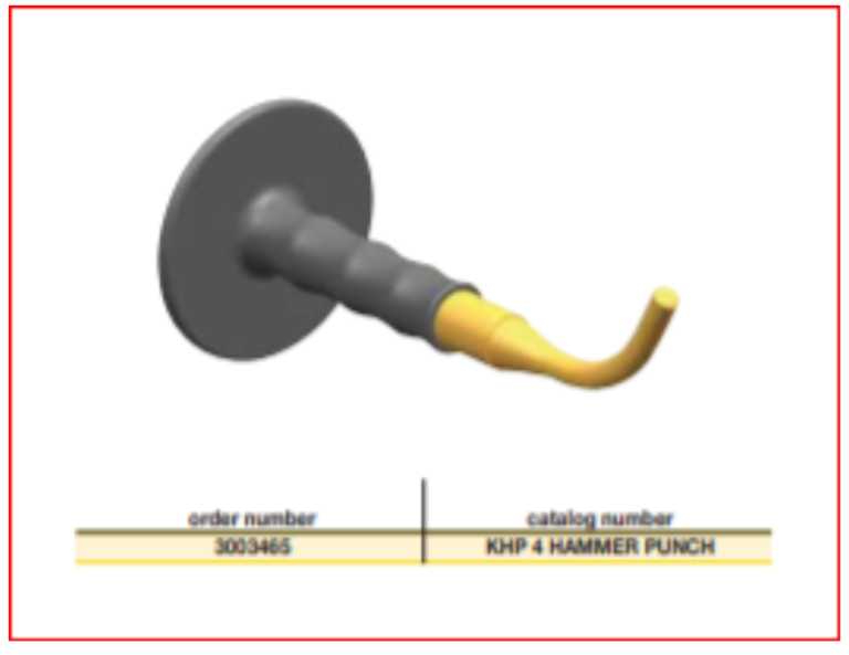 Kennametal Hammer Punch KHP4 Texas Contractors Equipment Inc
