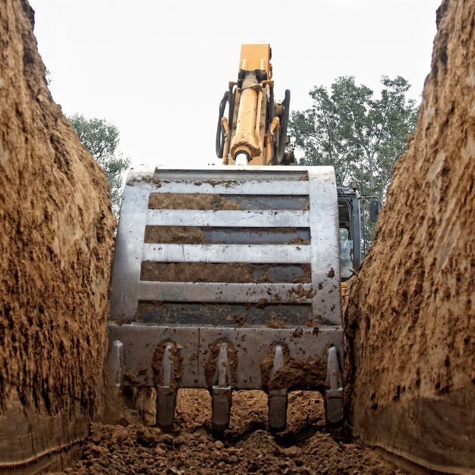 Treasure hunting with heavy machinery and ground engaging tools