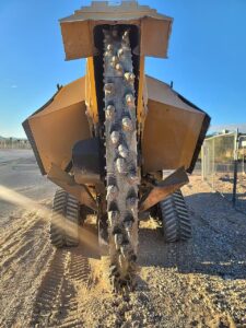 small wheel trencher with kennametal sm06 teeth