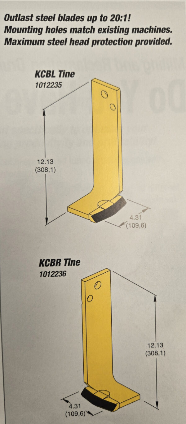 XHD Carbide Tine